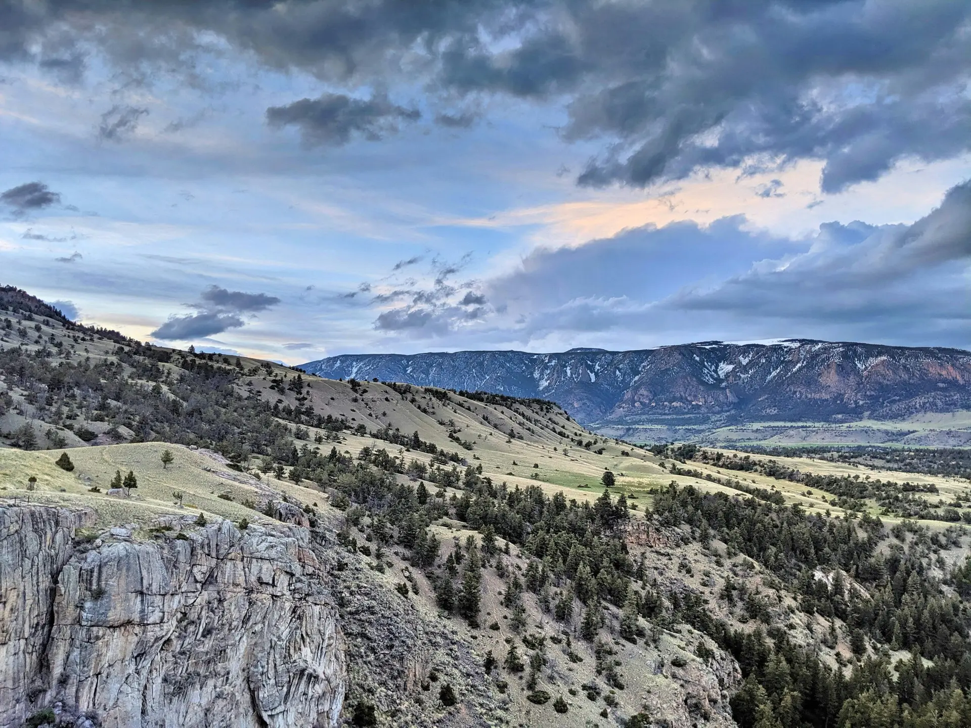 Mountain landscape in the Big Horn Basin of Wyoming